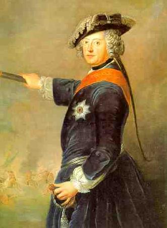 antoine pesne Frederick II of Prussia as general oil painting picture